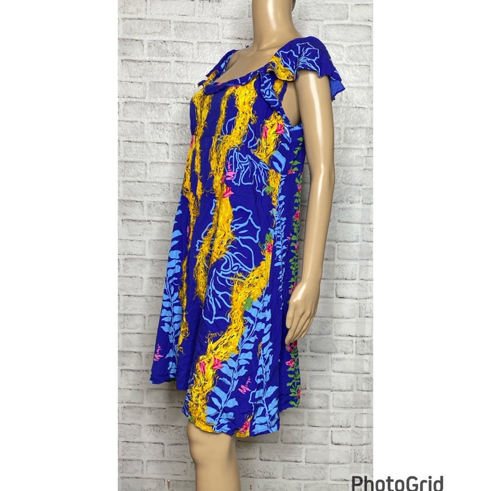 Mamo Howell Hawaii vintage mini dress floral - Picture 2 of 9